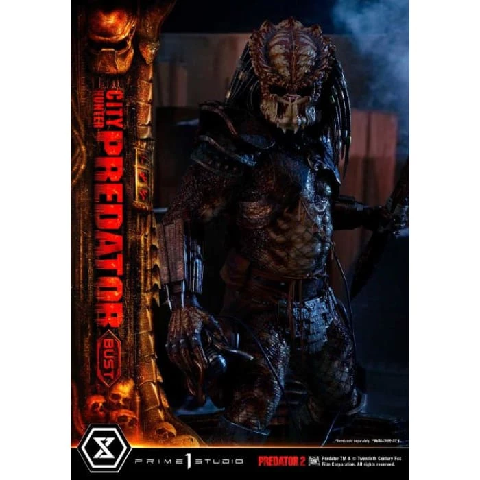 Hot Sale ๐ Prime 1 Studio Predator 2 City Hunter Predator 1/3 Scale Premium Bust ๐ 16 Prime 1 Studio Predator 2 City Hunter Predator 1/3 Scale Premium Bust