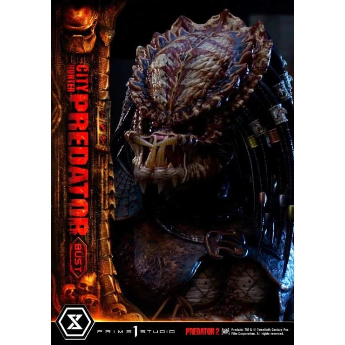 Hot Sale ๐ Prime 1 Studio Predator 2 City Hunter Predator 1/3 Scale Premium Bust ๐ 5 Prime 1 Studio Predator 2 City Hunter Predator 1/3 Scale Premium Bust