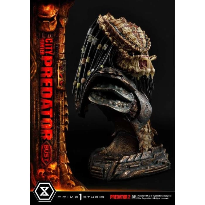 Hot Sale ๐ Prime 1 Studio Predator 2 City Hunter Predator 1/3 Scale Premium Bust ๐ 12 Prime 1 Studio Predator 2 City Hunter Predator 1/3 Scale Premium Bust
