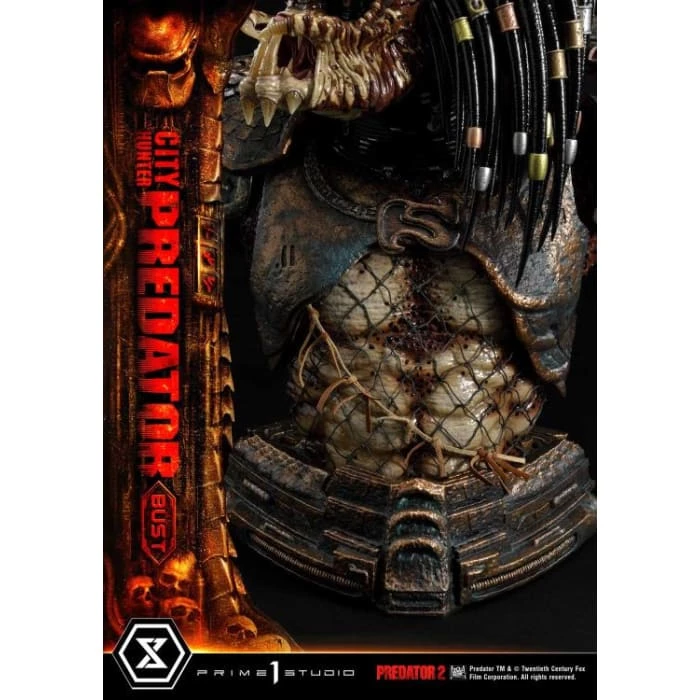 Hot Sale ๐ Prime 1 Studio Predator 2 City Hunter Predator 1/3 Scale Premium Bust ๐ 15 Prime 1 Studio Predator 2 City Hunter Predator 1/3 Scale Premium Bust