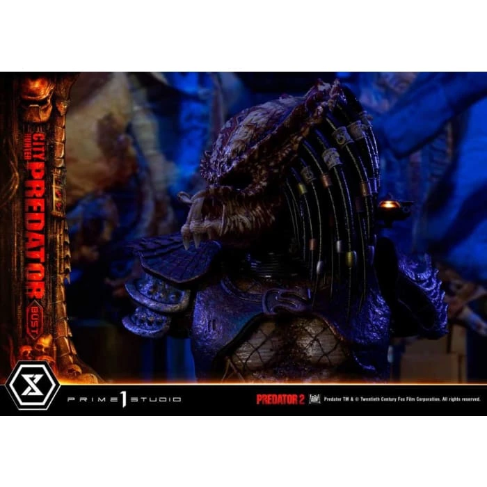 Hot Sale ๐ Prime 1 Studio Predator 2 City Hunter Predator 1/3 Scale Premium Bust ๐ 21 Prime 1 Studio Predator 2 City Hunter Predator 1/3 Scale Premium Bust