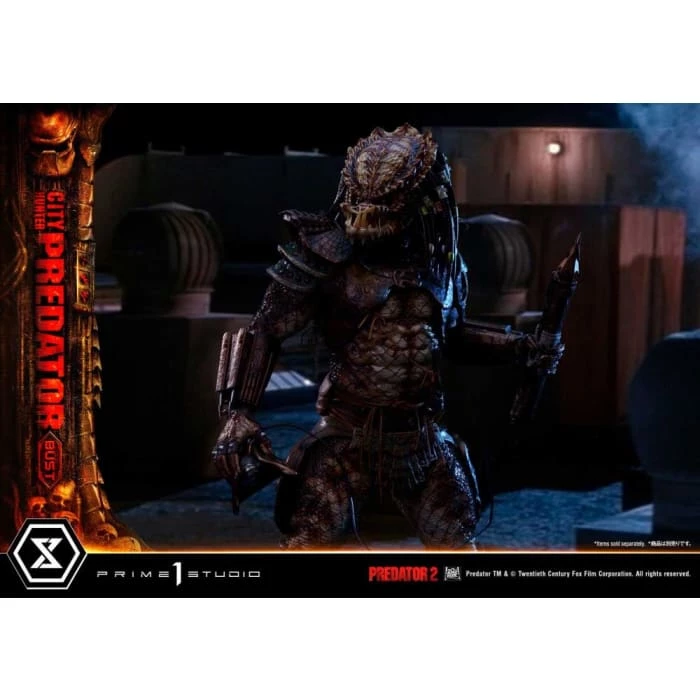 Hot Sale ๐ Prime 1 Studio Predator 2 City Hunter Predator 1/3 Scale Premium Bust ๐ 23 Prime 1 Studio Predator 2 City Hunter Predator 1/3 Scale Premium Bust