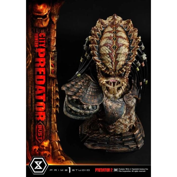 Hot Sale ๐ Prime 1 Studio Predator 2 City Hunter Predator 1/3 Scale Premium Bust ๐ 14 Prime 1 Studio Predator 2 City Hunter Predator 1/3 Scale Premium Bust