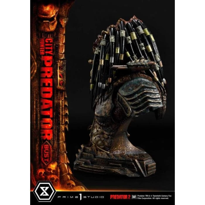 Hot Sale ๐ Prime 1 Studio Predator 2 City Hunter Predator 1/3 Scale Premium Bust ๐ 10 Prime 1 Studio Predator 2 City Hunter Predator 1/3 Scale Premium Bust