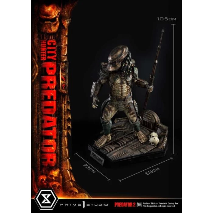 Hot Sale 😍 Prime 1 Studio Predator 2 Museum Masterline City Hunter Predator Ultimate 1/3 Scale Statue (With Bonus) ❤️ 16 Prime 1 Studio Predator 2 Museum Masterline City Hunter Predator Ultimate 1/3 Scale Statue (With Bonus)