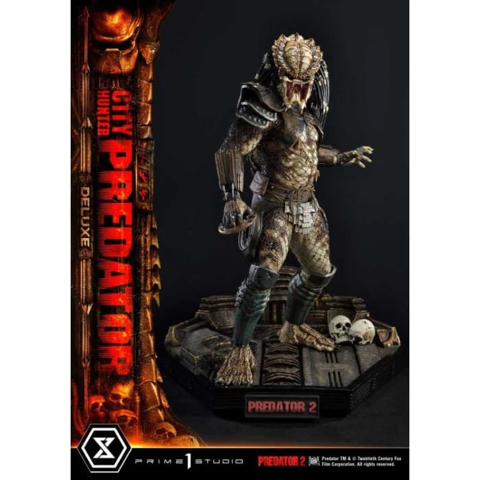 Hot Sale 😍 Prime 1 Studio Predator 2 Museum Masterline City Hunter Predator Ultimate 1/3 Scale Statue (With Bonus) ❤️ 6 Prime 1 Studio Predator 2 Museum Masterline City Hunter Predator Ultimate 1/3 Scale Statue (With Bonus)