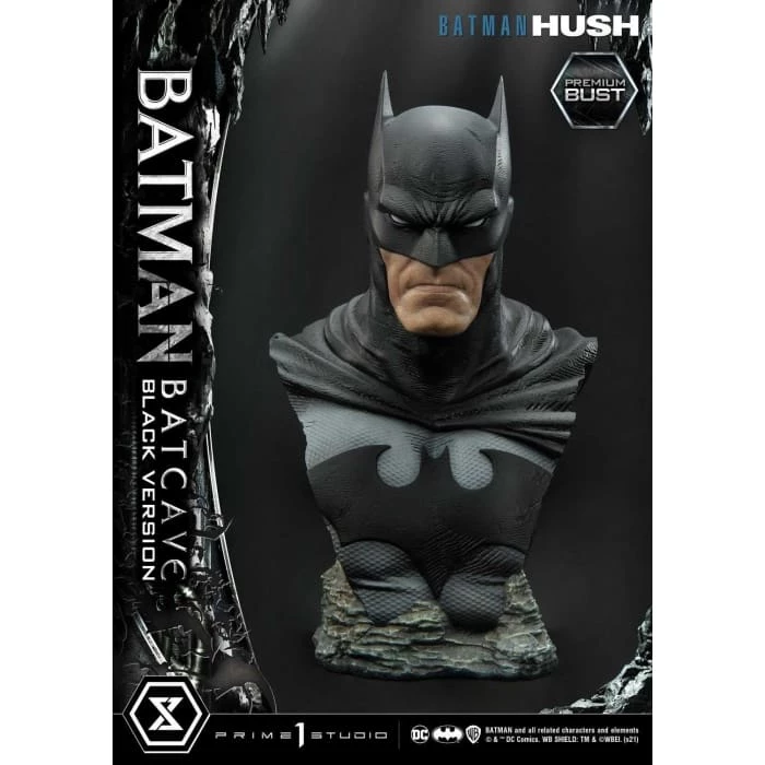 New ✨ Prime One Studio Premium Bust Batman: Hush (Comics) Batman Batcave Black Version ✨ 6 Prime One Studio Premium Bust Batman: Hush (Comics) Batman Batcave Black Version