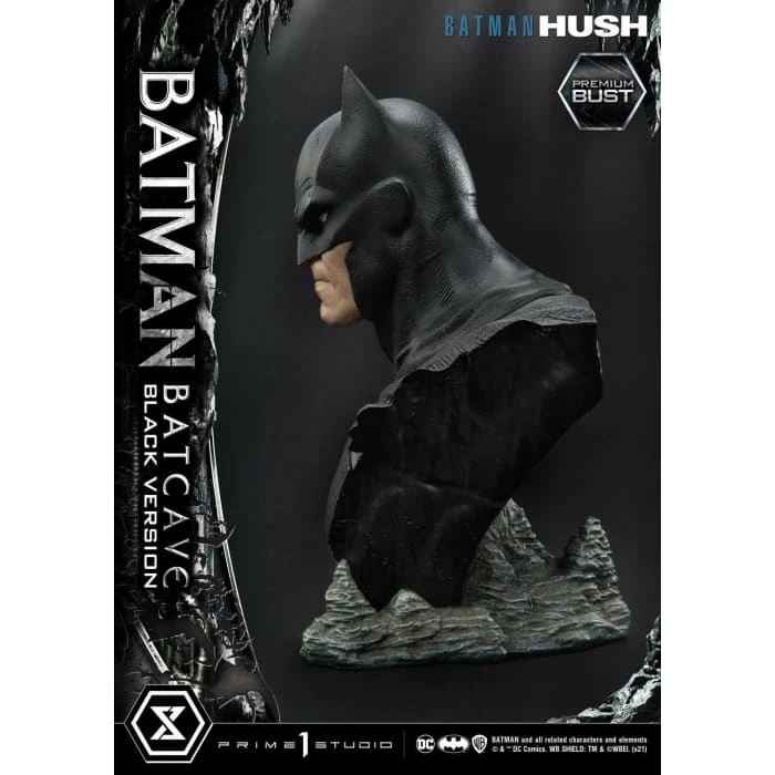 New ✨ Prime One Studio Premium Bust Batman: Hush (Comics) Batman Batcave Black Version ✨ 7 Prime One Studio Premium Bust Batman: Hush (Comics) Batman Batcave Black Version