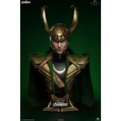 Queen Studios Marvel The Avengers Loki (2.0) Life-Size Bust