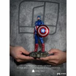 Iron Studios The Infinity Saga BDS Captain America (Battle Of New York) 1/10 Art Scale Statue
