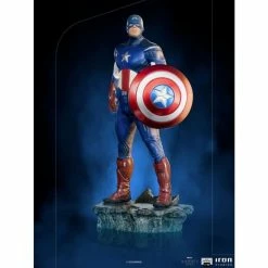 Iron Studios The Infinity Saga BDS Captain America (Battle Of New York) 1/10 Art Scale Statue