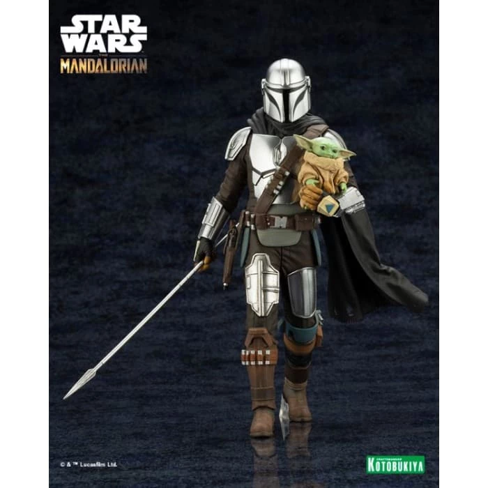 Hot Sale ๐ Kotobukiya The Mandalorian ArtFX+ The Mandalorian & Grogu With Beskar Staff Statue ๐ 4 Kotobukiya The Mandalorian ArtFX+ The Mandalorian & Grogu With Beskar Staff Statue