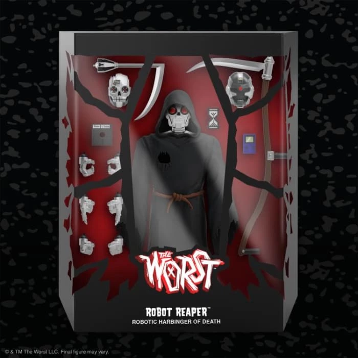 New π€© Super7 Sci Fi / Horror The Worst Ultimates Robot Reaper β€οΈ 6 Super7 Sci Fi / Horror The Worst Ultimates Robot Reaper