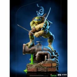 Iron Studios TMNT Battle Diorama Series Leonardo 1/10 Art Scale Statue