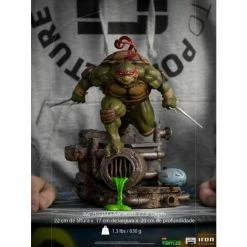 Iron Studios TMNT Battle Diorama Series Raphael 1/10 Art Scale Statue