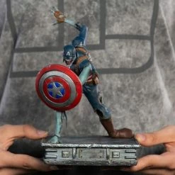 Iron Studios What If...? Zombie Captain America 1/10 Art Scale Statue