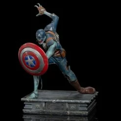 Iron Studios What If...? Zombie Captain America 1/10 Art Scale Statue